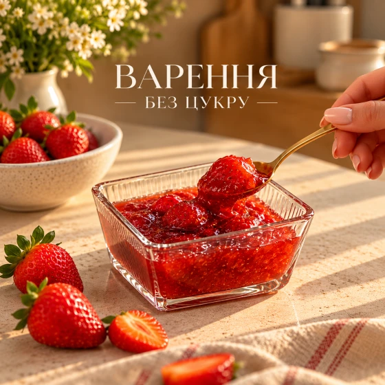 Ягідне варення без цукру