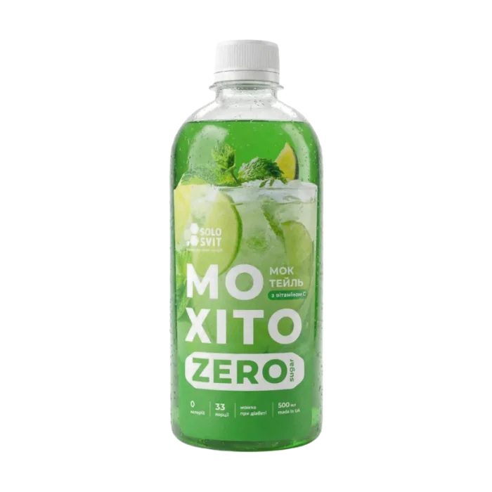 SOLOSVIT Mojito ZERO — Alcohol-Free Lime and Mint Concentrate, 500 ml