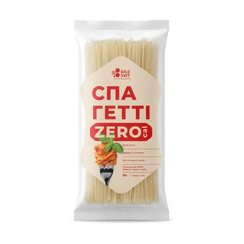 Макароны Спагетти 0 КАЛОРИЙ ZERO, ТМ SOLOSVIT